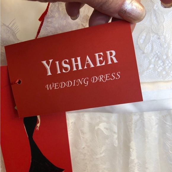 Lace wedding dress short sleeve - Picture 5 of 6